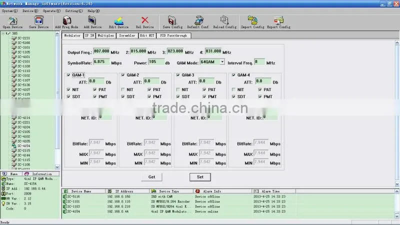IP QAM Modulator(IP in, RF out)