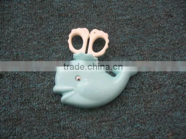 Plastic animal scissor with magnet/cartoon scissor
