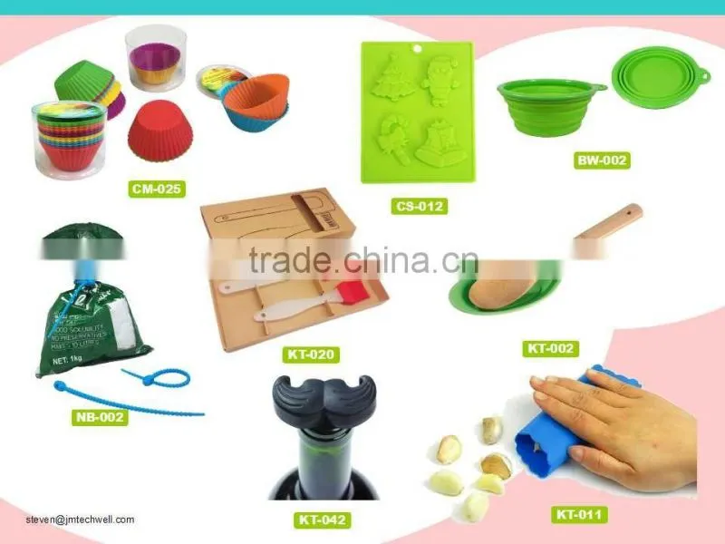 Set of 4 Silicone Spoon Rest Mat With High Quality (KT-002)