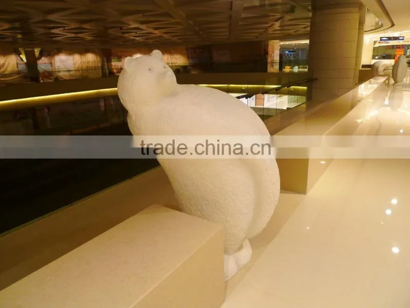 fiberglass polar bear