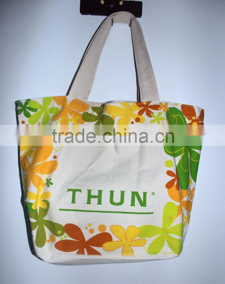 Alibaba hot sale factory low price 100% cotton shopping bag standard size canvas tote bag