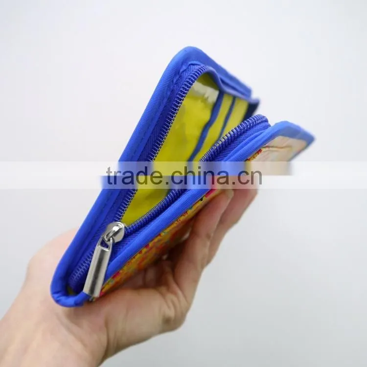 2016 factory wholesale card holder PVC lady money clip business id card holder