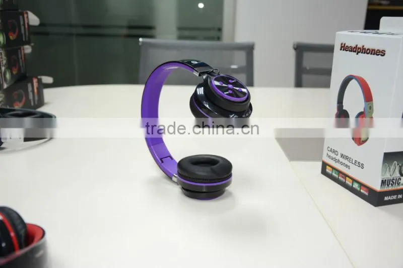 Wholesale Price sports stereo wireless bluetooth headset Stereo Headphone with Microphone