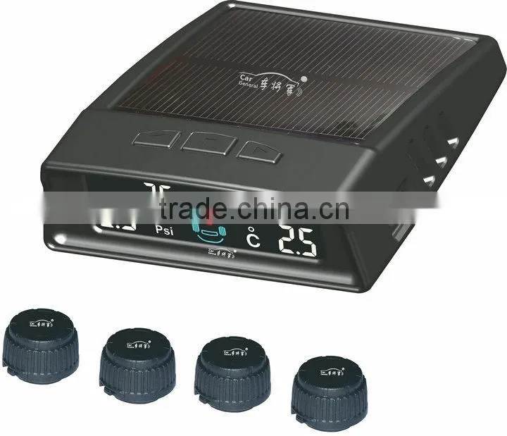 Solar Power tpms, hot selling solar charging Tire Pressure Monitoring System