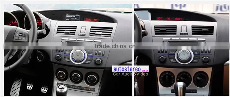 Autostereo Android Car MP3 Player for Mazda3 Car DVD GPS Navigation Central Multimedia Satnav BT PIP Ipod MP3 Player