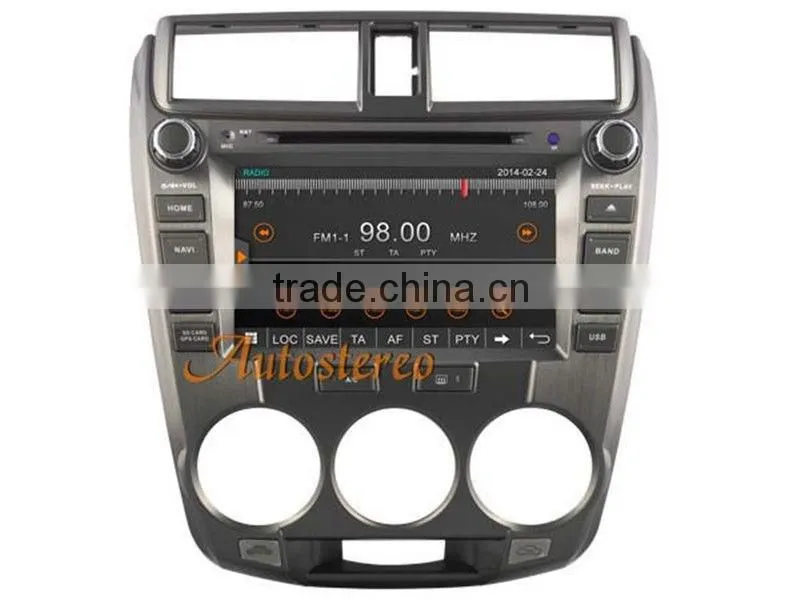 Car Multimedia GPS Navigation DVD Player For HONDACITY 2008