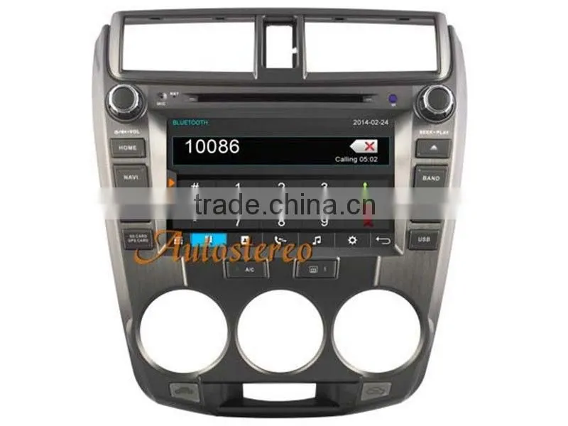 Car Multimedia GPS Navigation DVD Player For HONDACITY 2008