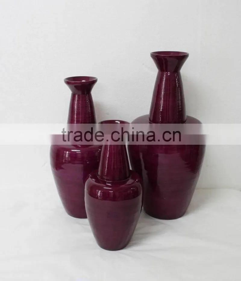 Mother of pearl slim flower vases