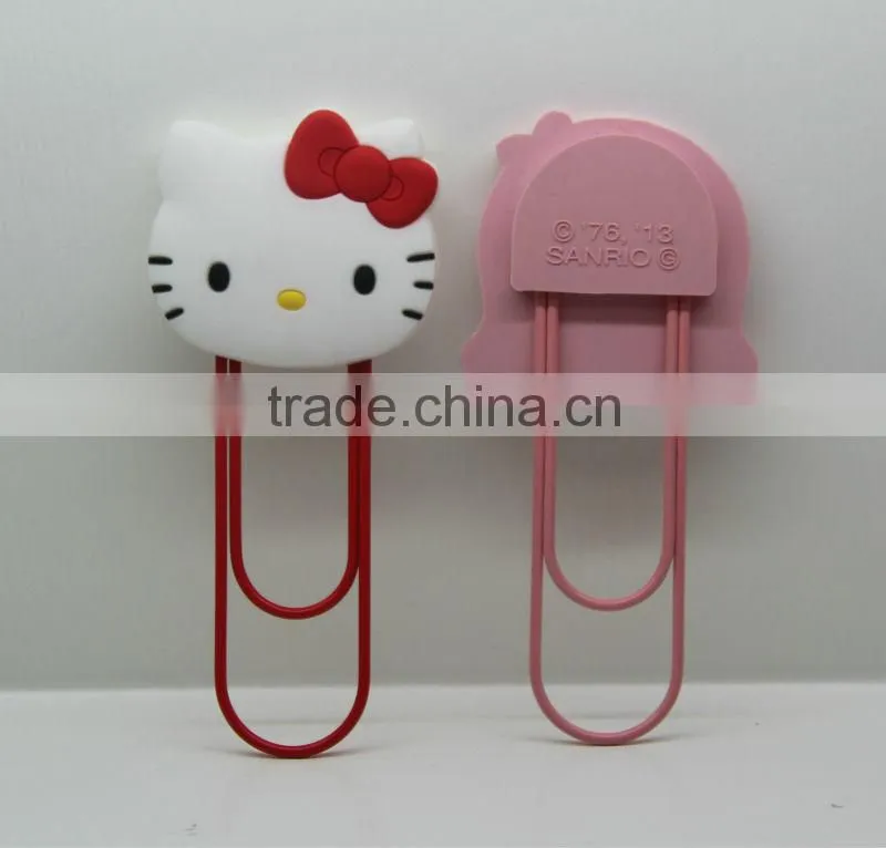 The Dongguan factory manufacture custom design silicone bookmark