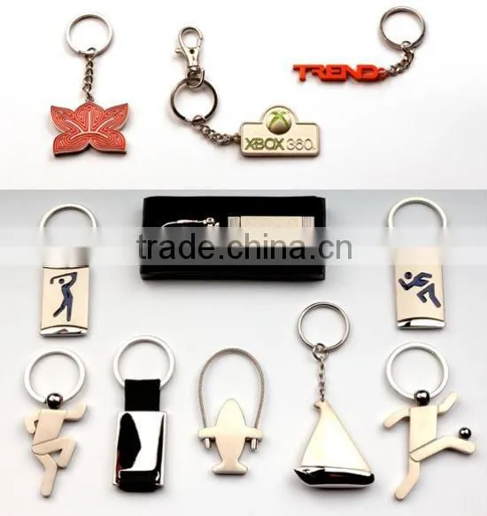 Nice-looking popular leather pouch keychain