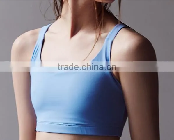Quality wholesale sports bra, best selling new design woman padded sports bra