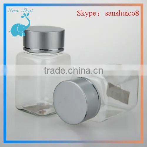 HDPE plastic bottle capsule bottle with closure and seals