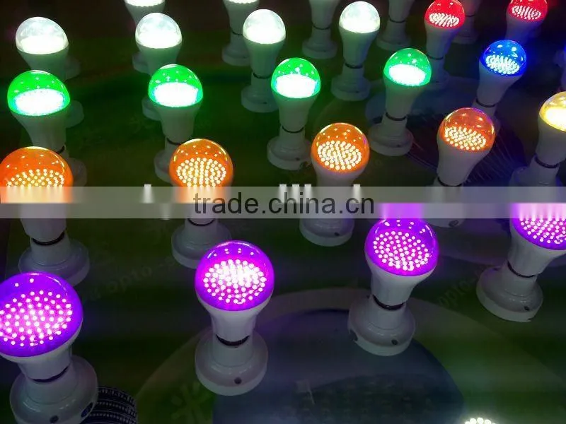 2012 Patent Designed color changing led light bulb e27 4w (CE&Rohs)