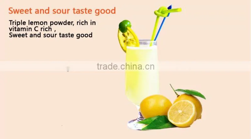 Lemon solid drink