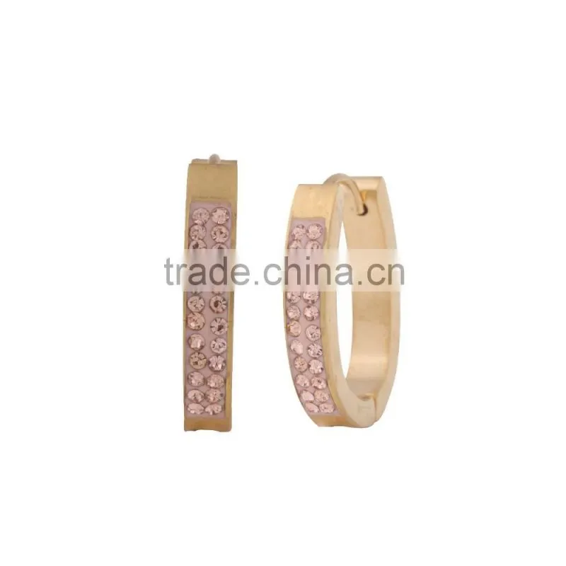 Good Price various style fashion Unisex stainless steel Hoop Huggies Ear Stud Earring
