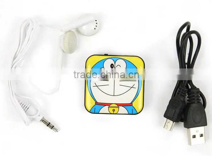 Wholesale square heart shaped mp3 player for lovers