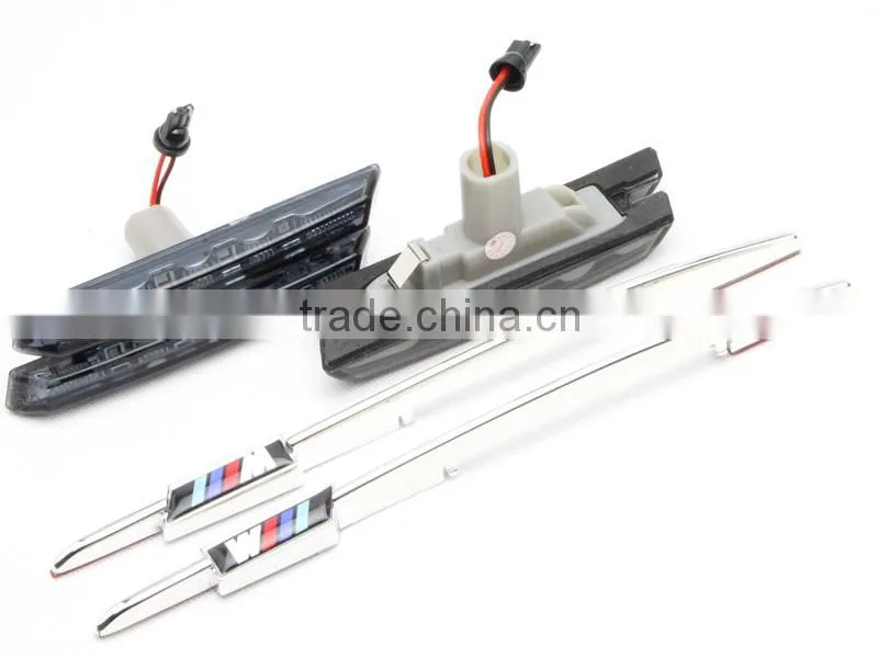 Black housing led side marker lamp for BMW E46 LCI facelift led side marker 12v 24v