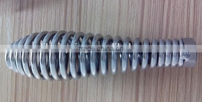 Barbecue handle barrel-shaped springs