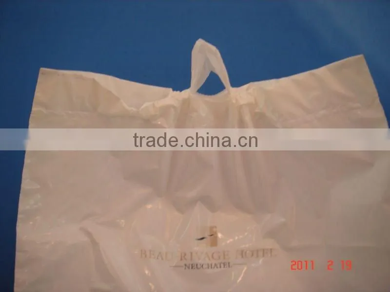 plastic drawstring laundry bag
