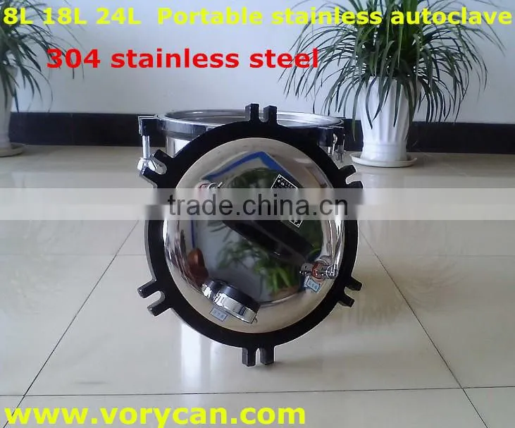 24Liters XFS-280B stainless steel portable autoclave sterilizer sterilization Pressure-cooker