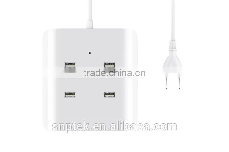 multi port usb charger 4 ports USB Charger Quick USB desktop Charger for iPhone iPad 8.4A USB travel charger for Android Samsung
