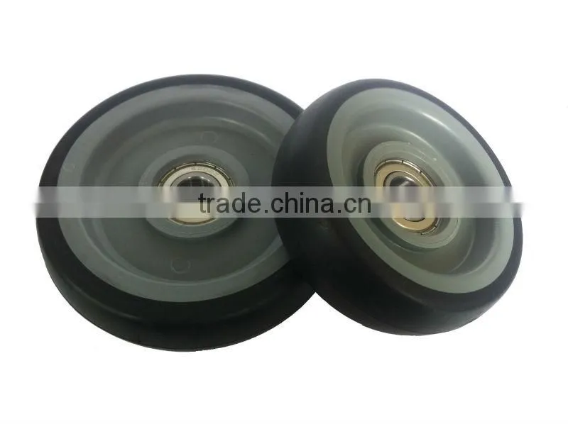 Shopping trolley wheel