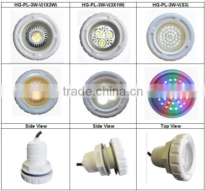 12V Small Pool LED Lights 3 W Vinyl Pool Light Swimming Pool Light