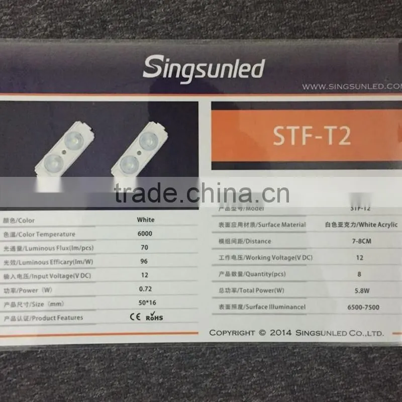 5 years warranty top quality waterproof led module 165 degree view angle 2835 smd led module