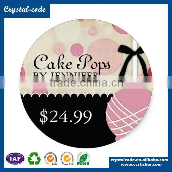 Waterproof strong sdheaive paper price tag