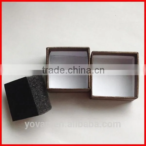 Textured Surface Finished Paper Jewelry Box for Packaging Ring Custom