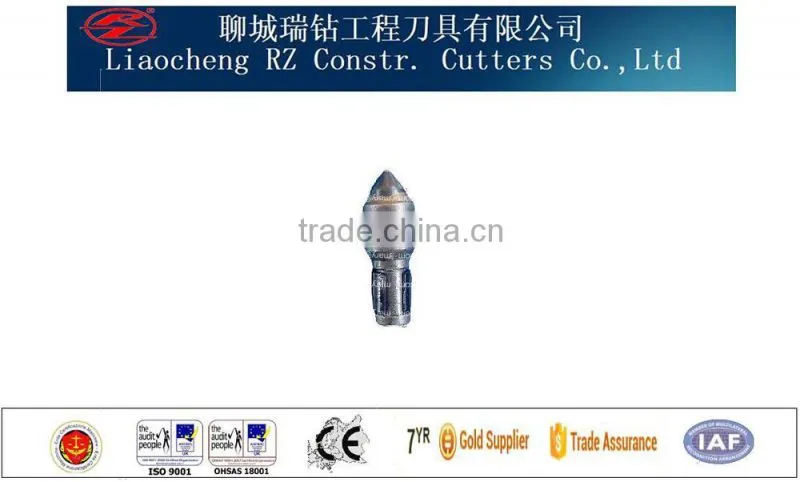 earth drilling mechinary partsBFZ65/aguer drill teethBFZ65/Construction cutting tools.round shank chisel bits.Foundation