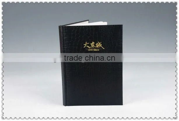 personalized black hardcover notebook
