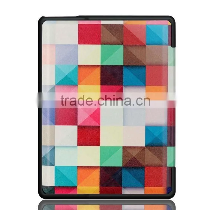 Fantasy printing smart wake sleep cover flip case for Amazon New Kindle Oasis
