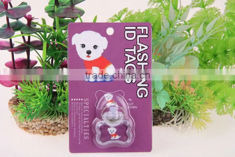 2014 new year led glowing dog tag