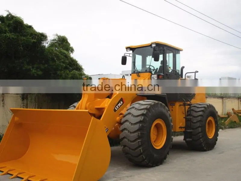 heavy equipment 7t large capacity wheel loader for sale with best price