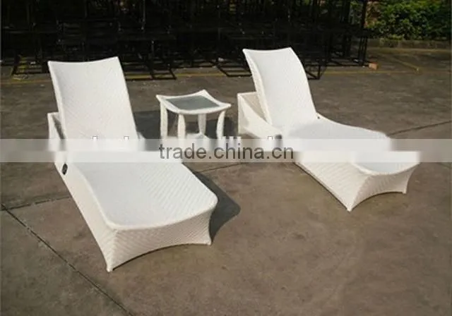 new products rattan outdoor chair with adjustable legs