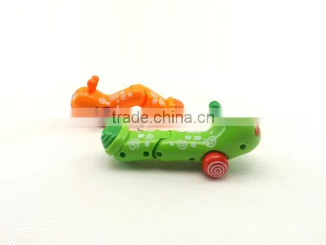 6-colors/Wind up colorful magic worm toy