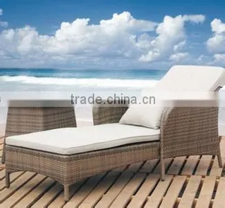 2014 New Design Modern Round Rattan Waterproof Bed /balcony/outdoor/living room