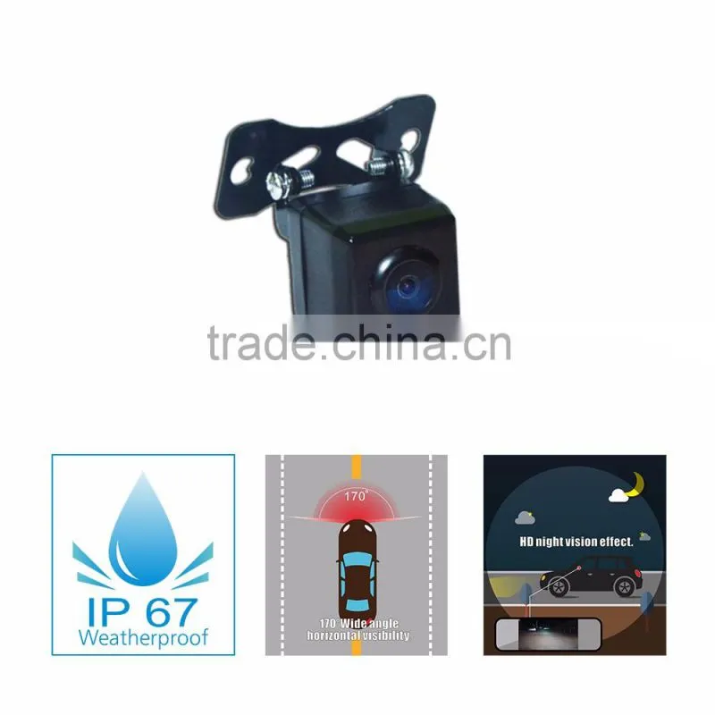1/3''Color CMOS sensor auto car rearview camera with parking guide line