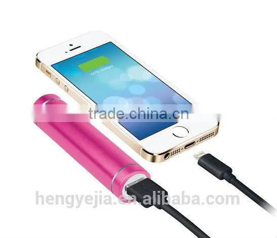 OEM service portable tubular powerbank for corporate gifts