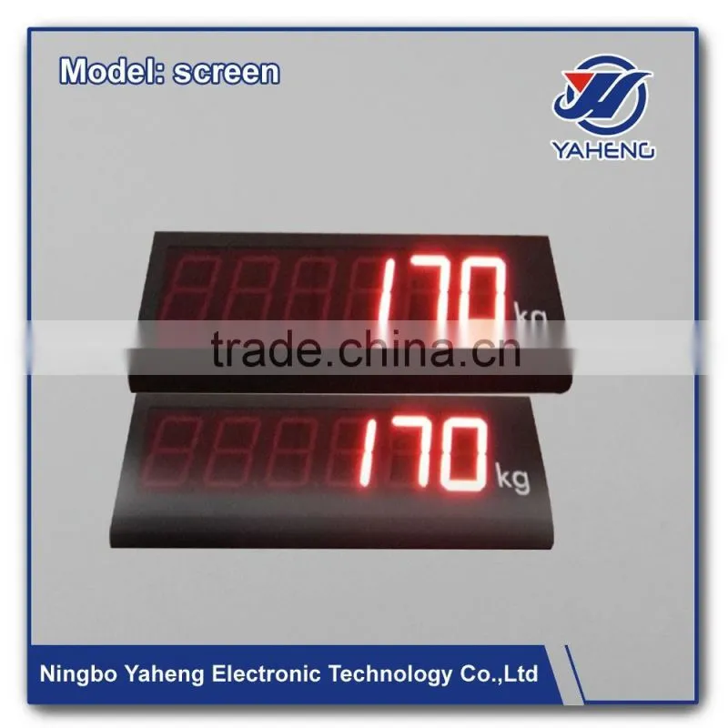 Weighing Truck Scale Wireless big led display Colorful load cell display truck mobile led display