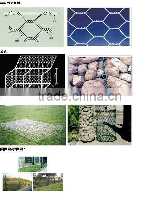 High quality Gabion Wire Mesh and stone cage