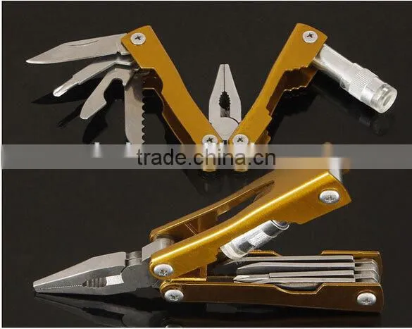 OEM Mini Multifunctional pliers with LED flashlight
