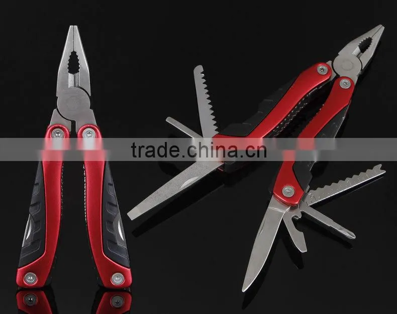 OEM Outdoor Multifunctional stainless steel pliers with knife