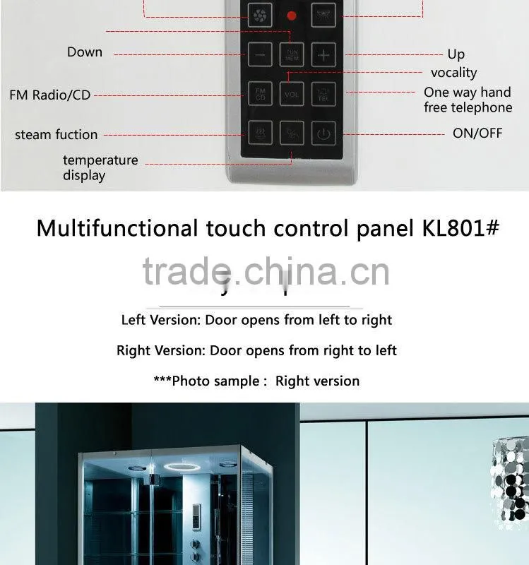 Fico new arrival FC-110, acrylic steam room
