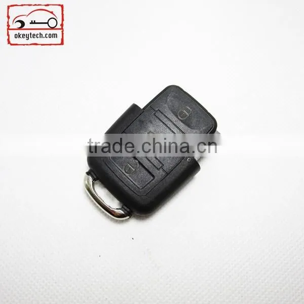 High Quatity VW romote filp key shell for vw 3 button part Car Key romote vw key shell