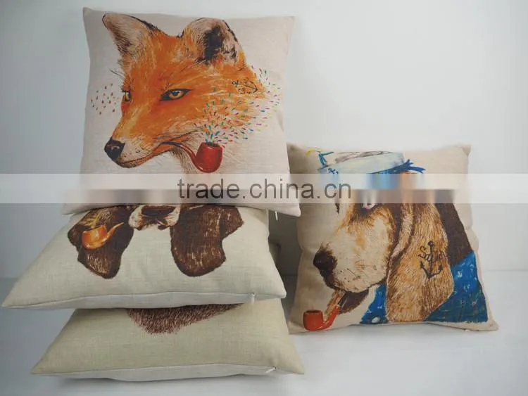 Hot sale comfortable best sale American style smoking design backrest pillow decorative body pillow covers