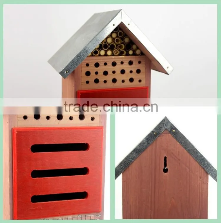 garden decoration mason insect hotel bee house/cage