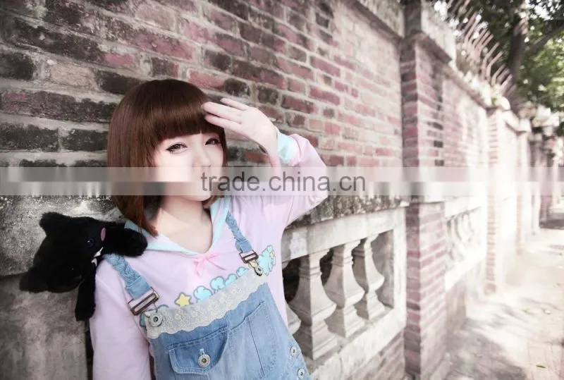 fiber synthetic beautiful and cheap fashion wigs