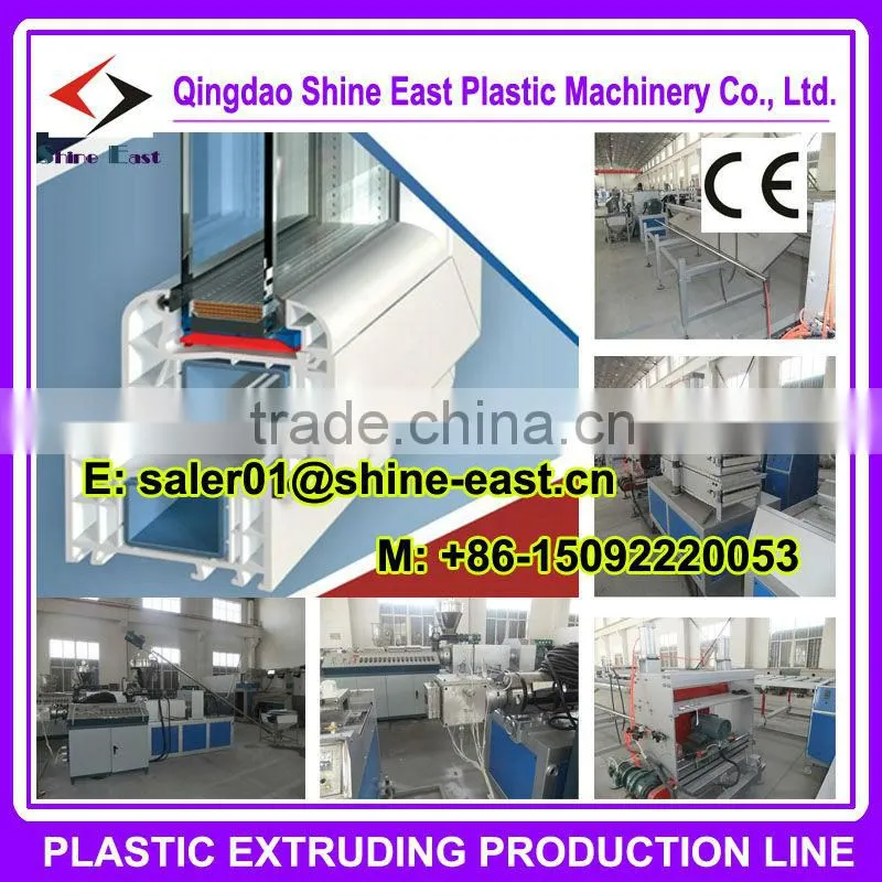 UPVC WPC profile production machines / upvc frame profile production line